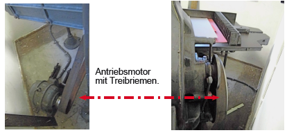 Motor, Treibriehmen